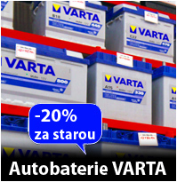 Akce - Autobaterie varta -20%