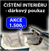 Akce - čištění interiéru auta Chrudim - dárkový poukaz Akce - čištění interiéru auta Chrudim- dárkový poukaz