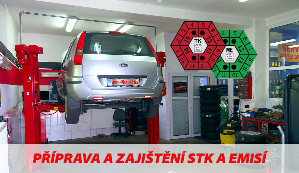 Auto Moto Mix - Příprava a zajištění STK a EMISÍ